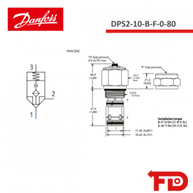 566449 - LOGIC ELEMENT - DPS2-10-B-F-0-80 - DANFOSS
