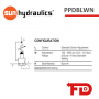 PPDBLWN - DRUCKMINDERVENTIL - SUN HYDRAULICS