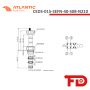 CE000014 - 4-Wege - CEDS-015-SEFN-40-S08-N210 - ATLANTIC FLUID TECH
