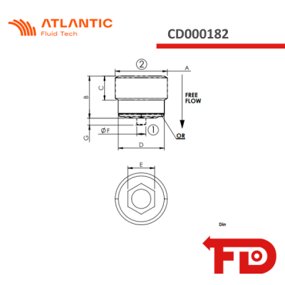 CD000182 - RÜCKSCHLAGVENTIL - CDVN-080-PAGS-311-N001 - ATLANTIC FLUID TECH