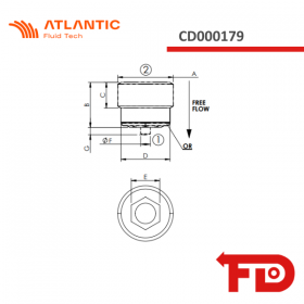 CD000179 - RÜCKSCHLAGVENTIL - CDVN-010-PAGS-307-N001 - ATLANTIC FLUID TECH