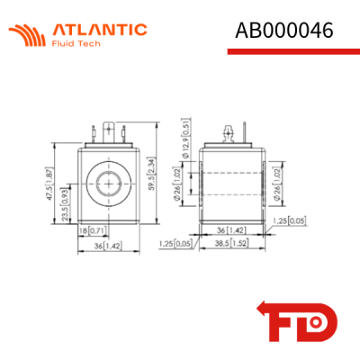 AB000046 - COIL - M7-48HR - ATLANTIC FLUID TECH