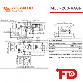 ML000138 - CHECK AND METERING - MLLT-200-AAGR-00-S10-N420 - ATLANTIC FLUID TECH ML000138 - CHECK AND METERING - MLLT-200-AAGR-00-S10-N420 - ATLANTIC FLUID TECH