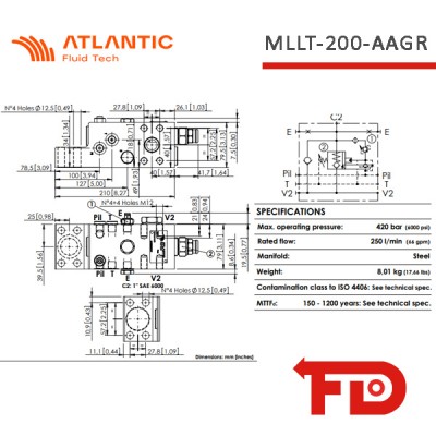 ML000138 - CHECK AND METERING - MLLT-200-AAGR-00-S10-N420 - ATLANTIC FLUID TECH